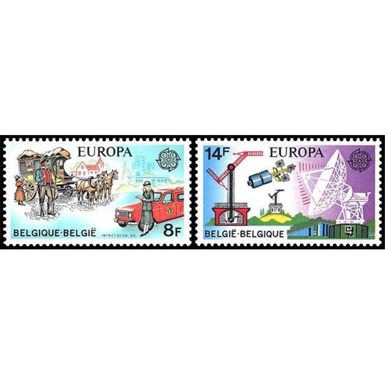 BELGIUM 1979 Europe 2v MNH**