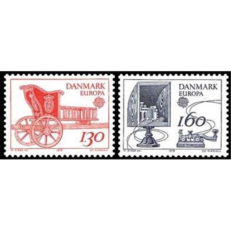 DANIMARCA 1979 Europa 2v MNH**