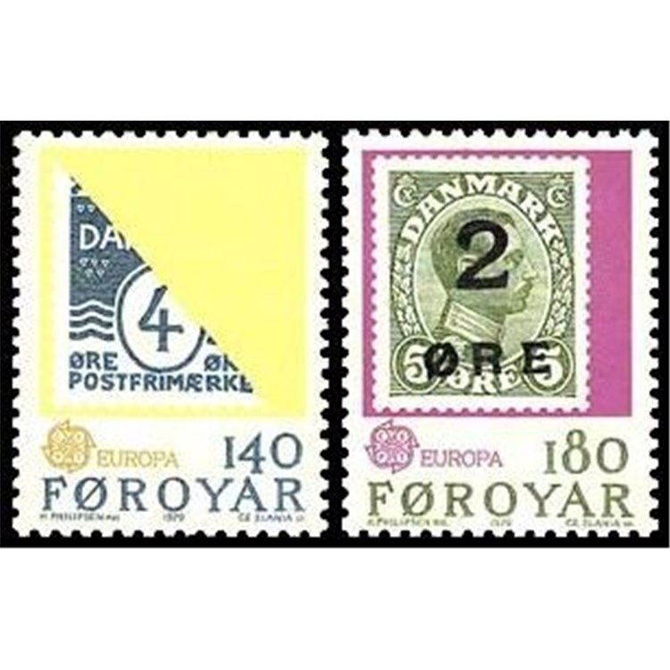 FAEROER 1979 Europa 2v MNH**