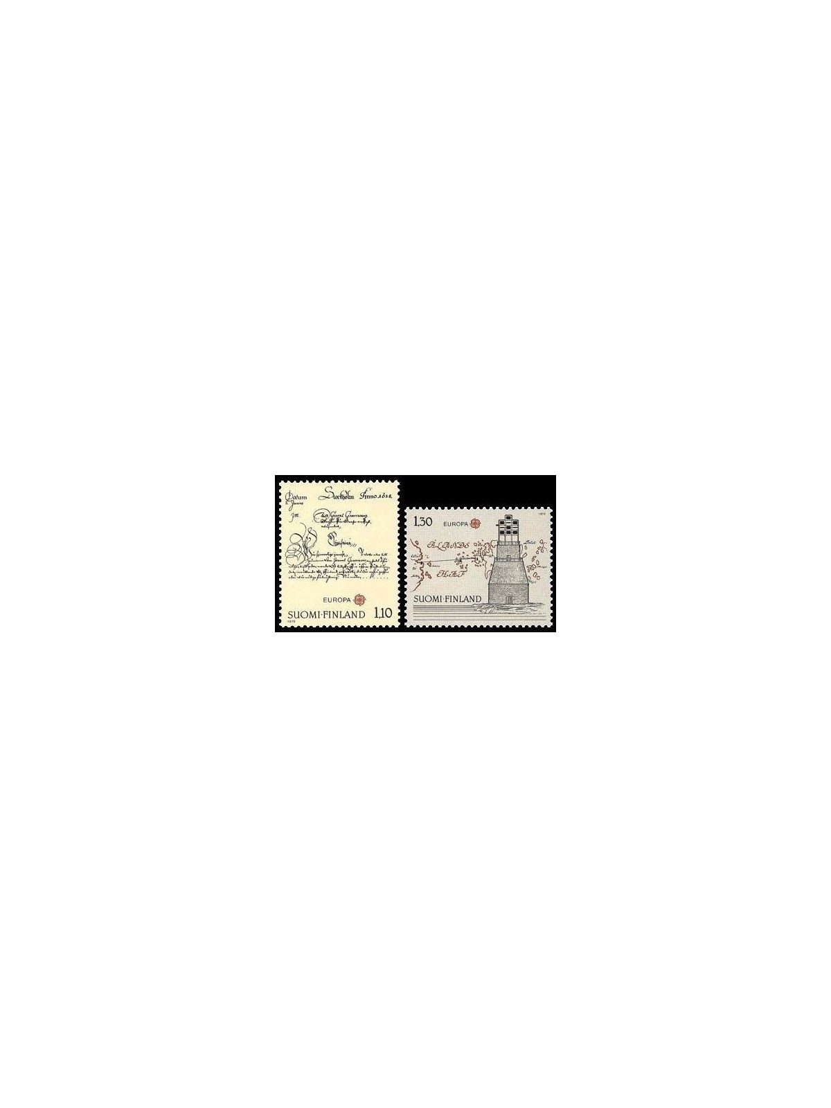 FINLAND 1979 Europe 2v MNH**