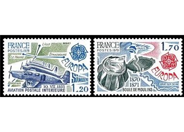 FRANCIA 1979 Europa 2v MNH**