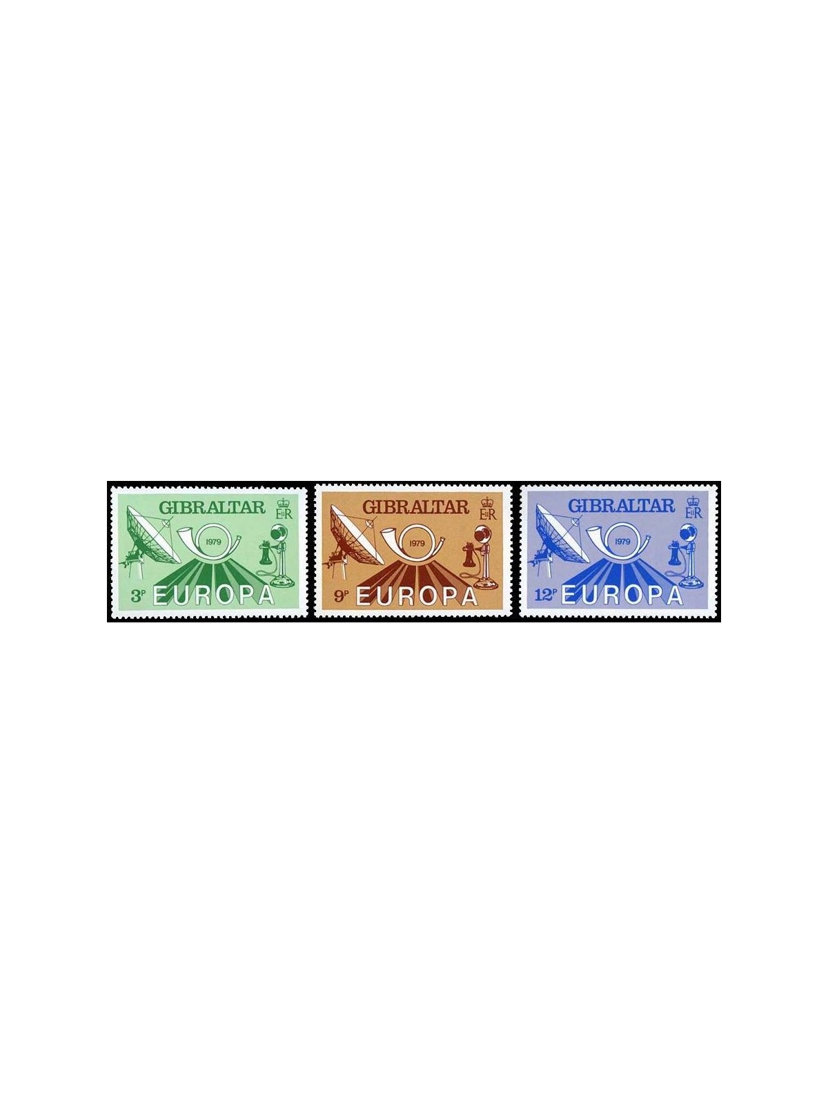 GIBRALTAR 1979 Europe 3v MNH**