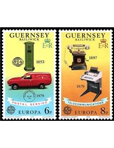 GUERNSEY 1979 Europa 2v MNH**
