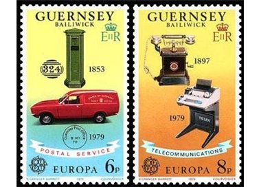GUERNSEY 1979 Europe 2v MNH**