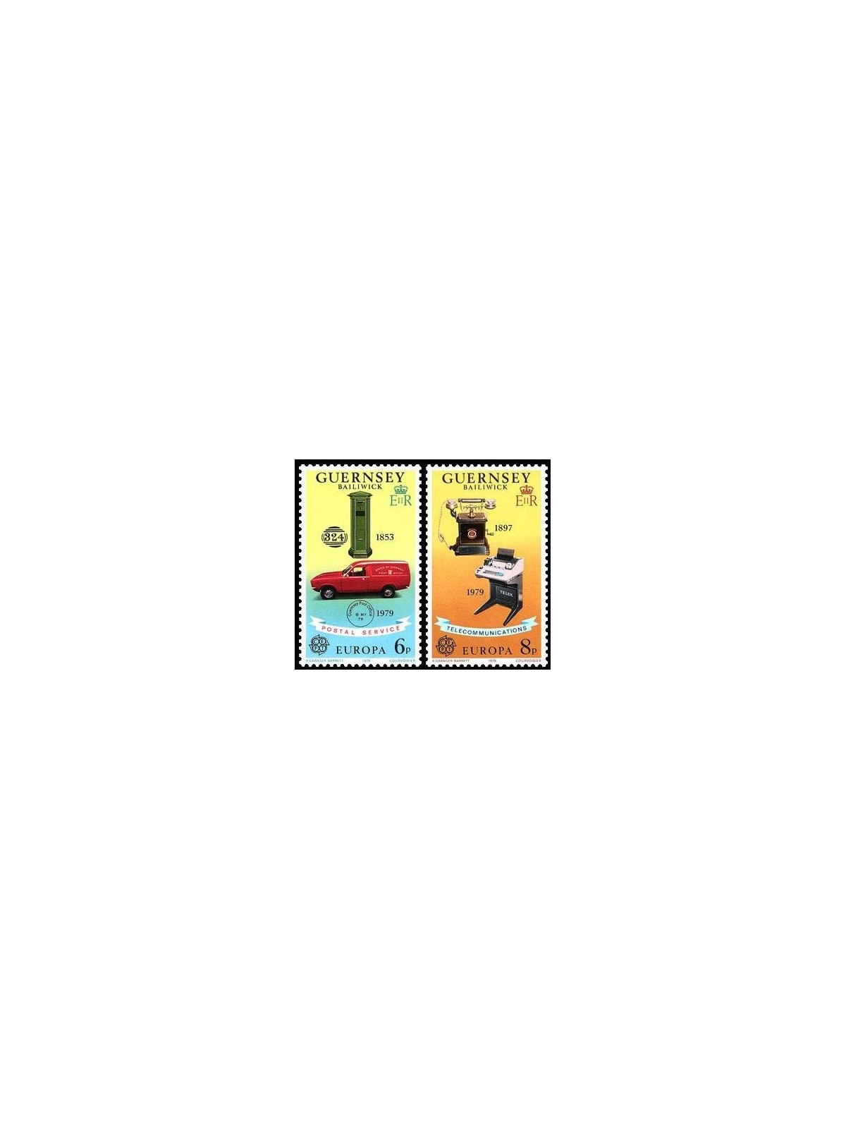 GUERNSEY 1979 Europe 2v MNH**