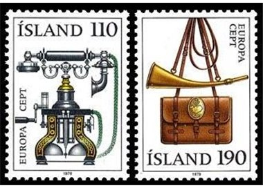 ISLANDA 1979 Europa 2v MNH**