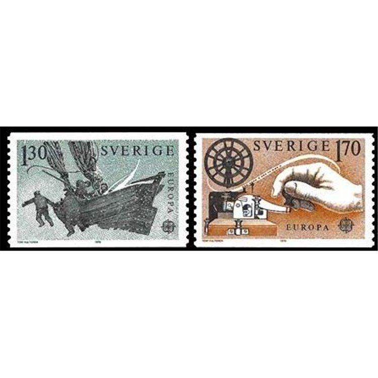 SVEZIA 1979 Europa 2v MNH**