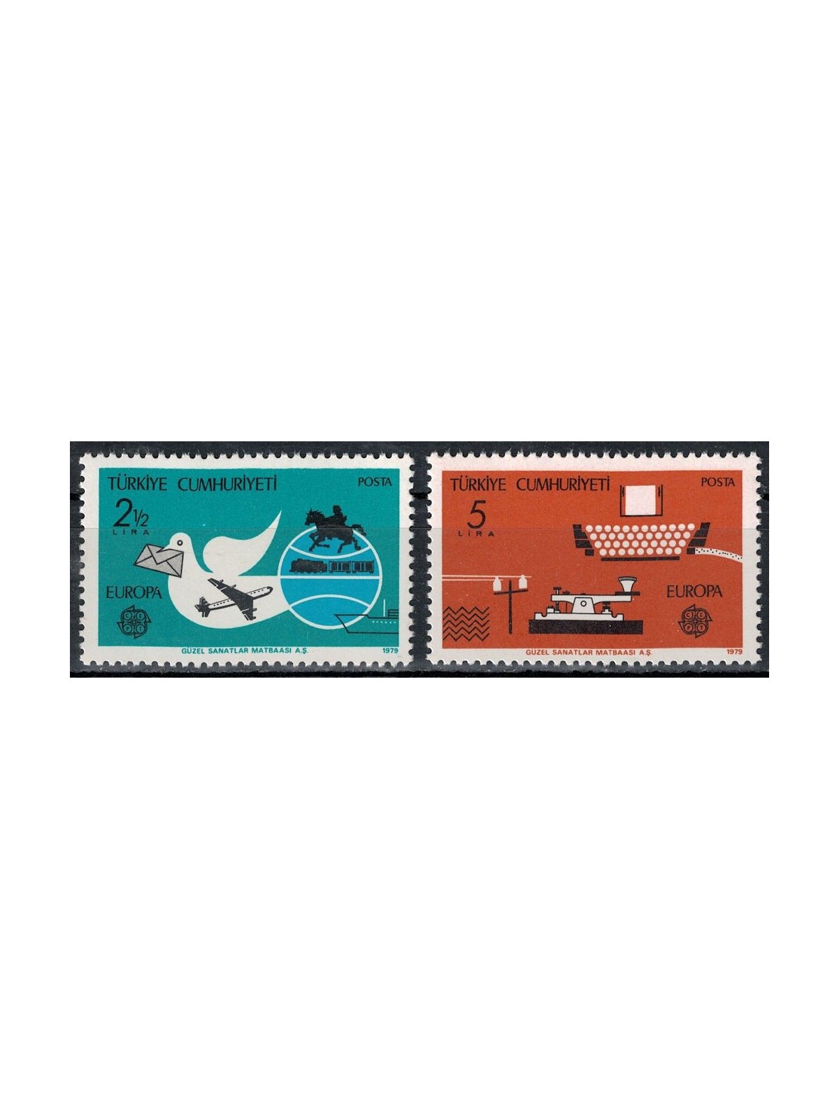 TURCHIA 1979 Europa 3v MNH**