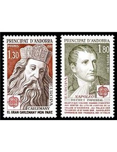 FRENCH ANDORRA 1980 Europe 2v MNH**