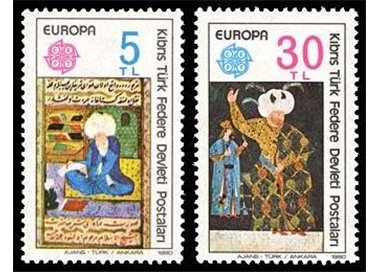 TURKISH CYPRUS 1980 Europe 2v MNH**