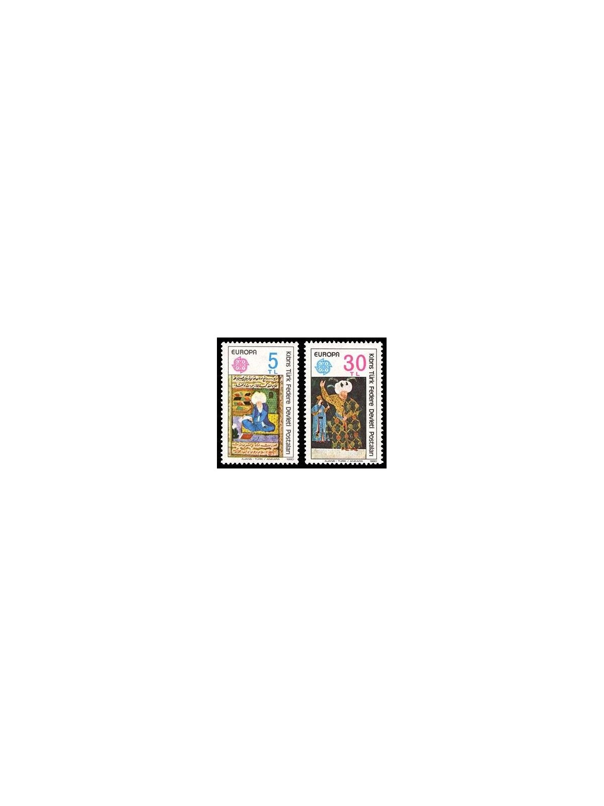 CIPRO TURCA 1980 Europa 2v MNH**