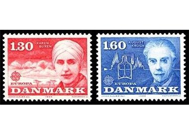 DANIMARCA 1980 Europa 2v MNH**
