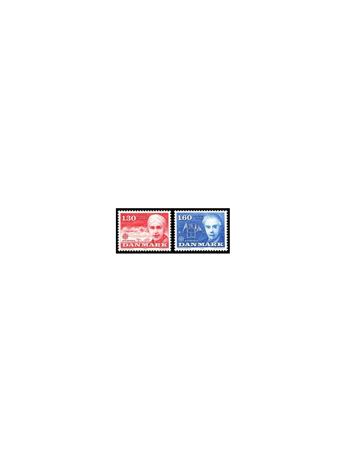 DANIMARCA 1980 Europa 2v MNH**