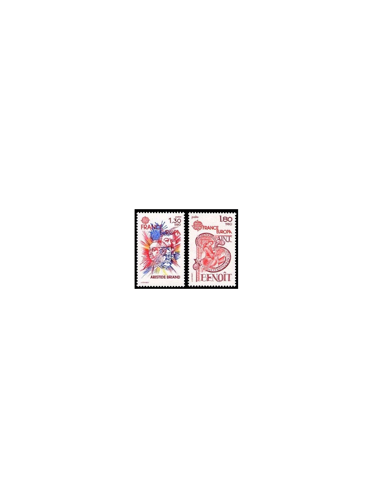 FRANCE 1980 Europe 2v MNH**
