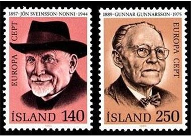 ICELAND 1980 Europe 2v MNH**