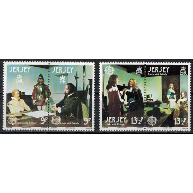 JERSEY 1980 Europe 4v MNH**