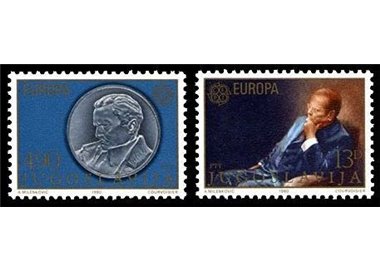 YUGOSLAVIA 1980 Europe 2v MNH**