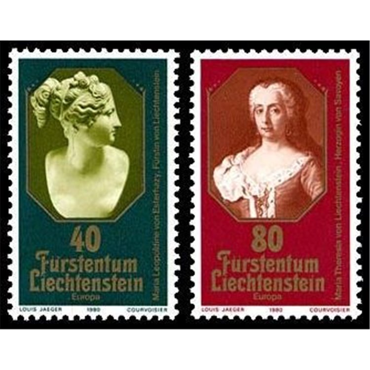 LIECHTENSTEIN 1980 Europe 2v MNH**