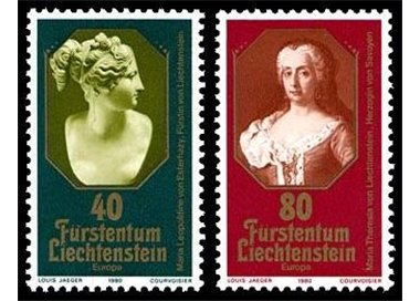 LIECHTENSTEIN 1980 Europe 2v MNH**