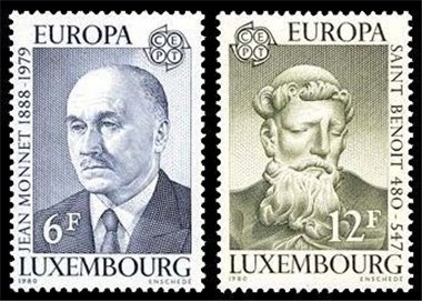 LUSSEMBURGO 1980 Europa 2v MNH**
