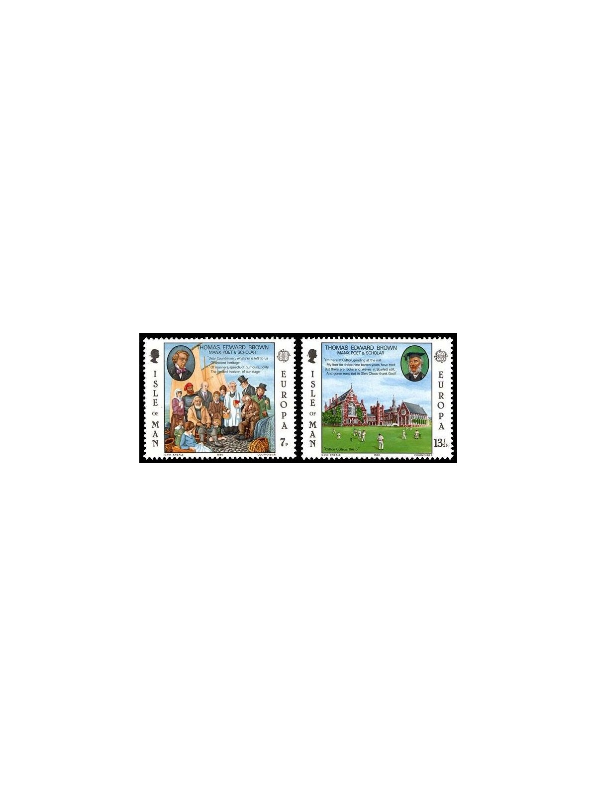 MAN 1980 Europa 2v MNH**