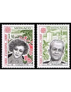 MONACO 1980 Europe 2v MNH**
