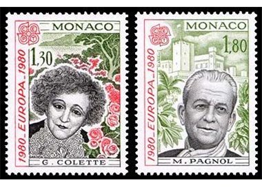 MONACO 1980 Europa 2v MNH**