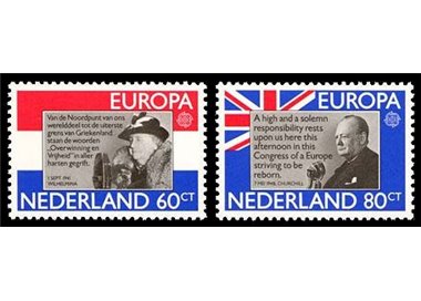 OLANDA 1980 Europa 2v MNH**