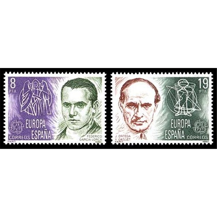 SPAIN 1980 Europe 2v MNH**