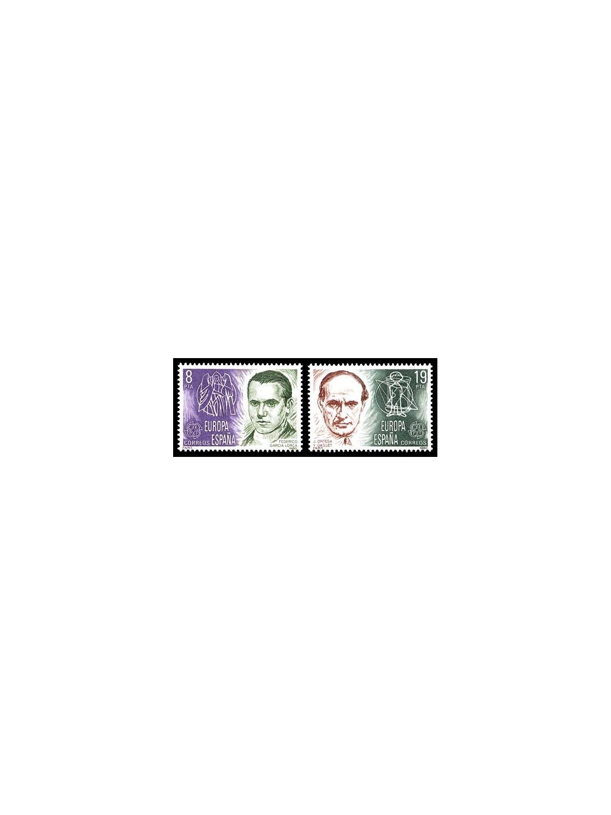 SPAIN 1980 Europe 2v MNH**