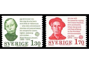 SVEZIA 1980 Europa 2v MNH**