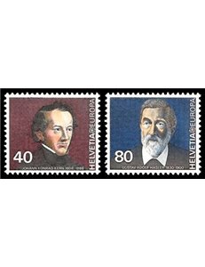 SWITZERLAND 1980 Europe 2v MNH**