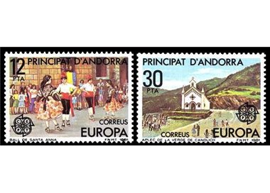 ANDORRA SPANISH 1981 Europe 2v MNH**
