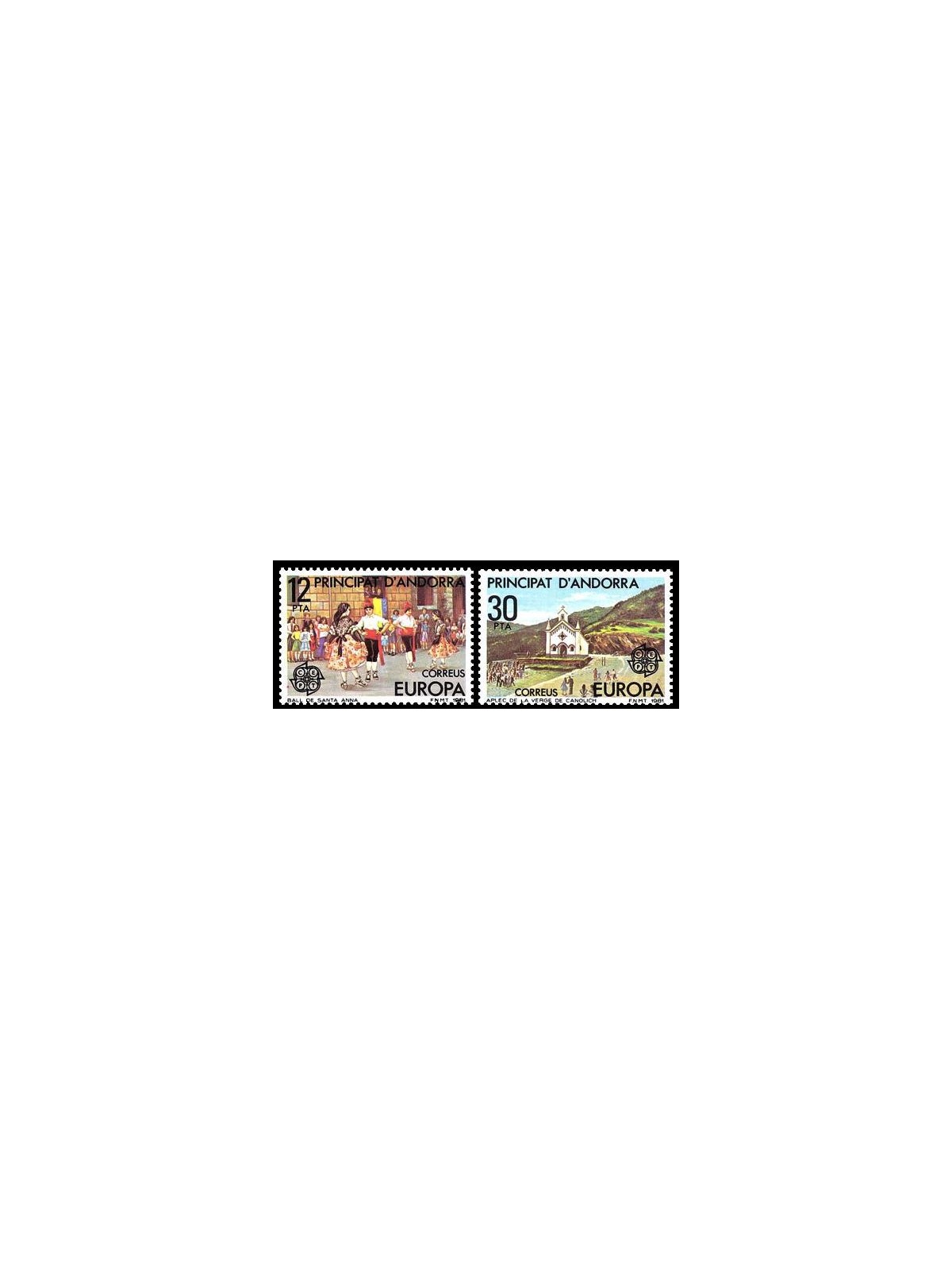 ANDORRA SPAGNOLA 1981 Europa 2v MNH**