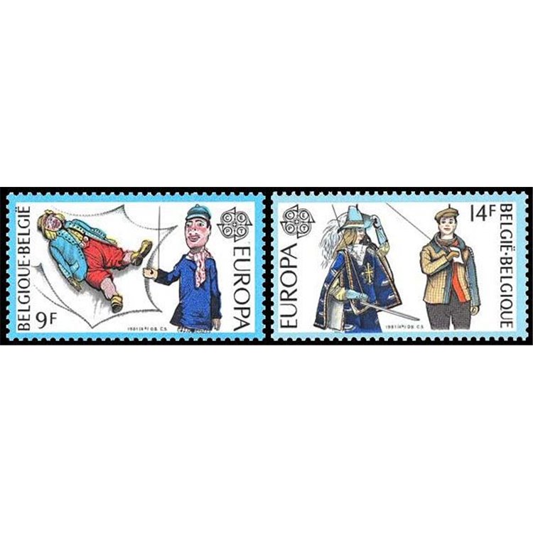 BELGIO 1981 Europa 2v MNH**