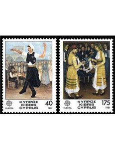 CYPRUS 1981 Europe 2v MNH**