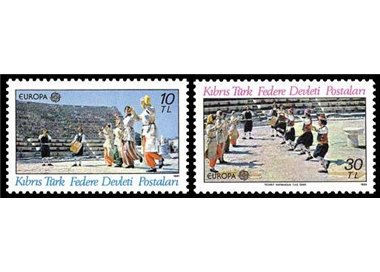 TURKISH CYPRUS 1981 Europe 2v MNH**
