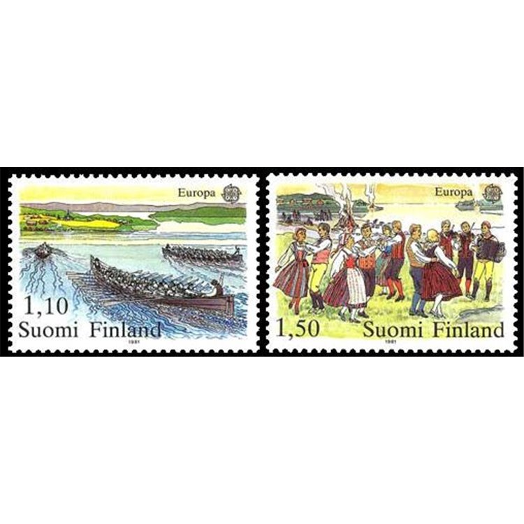 FINLAND 1981 Europe 2v MNH**