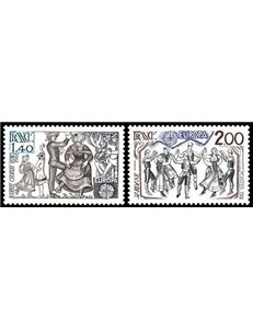 FRANCIA 1981 Europa 2v MNH**