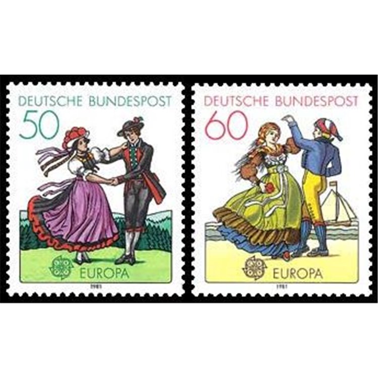 GERMANY BRD 1981 Europe 2v MNH**