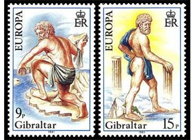 GIBRALTAR 1981 Europe 2v MNH**