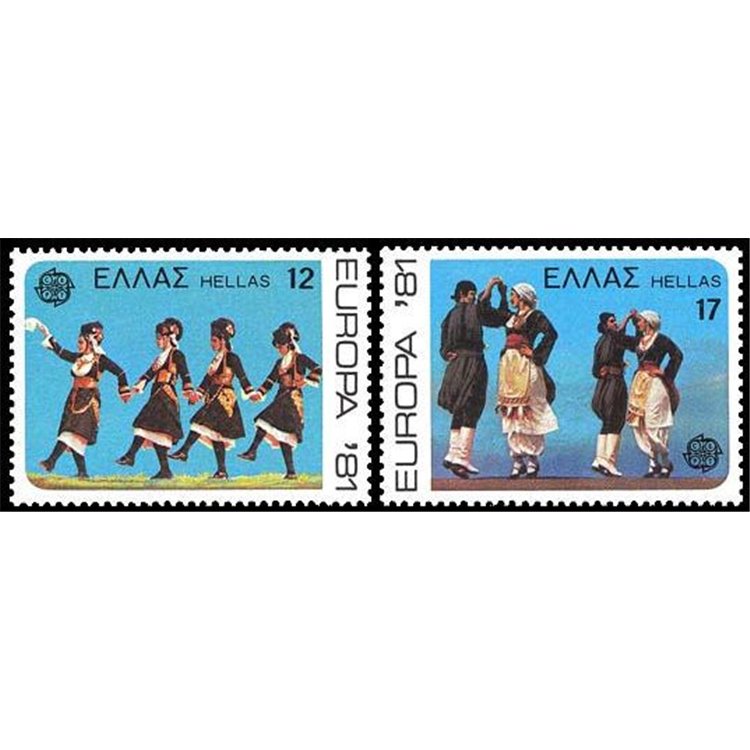 GREECE 1981 Europe 2v MNH**