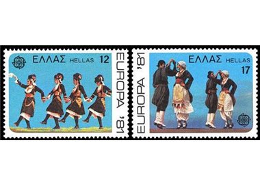 GRECIA 1981 Europa 2v MNH**