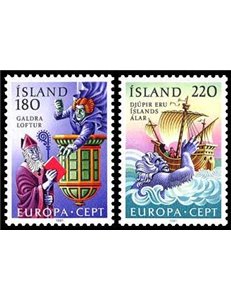ISLANDA 1981 Europa 2v MNH**