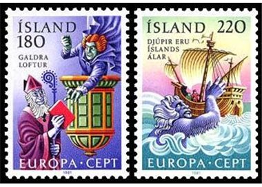 ISLANDA 1981 Europa 2v MNH**
