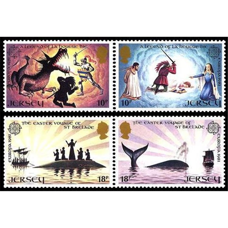 JERSEY 1981 Europe 4v MNH**
