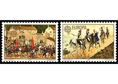 JUGOSLAVIA 1981 Europa 2v MNH**