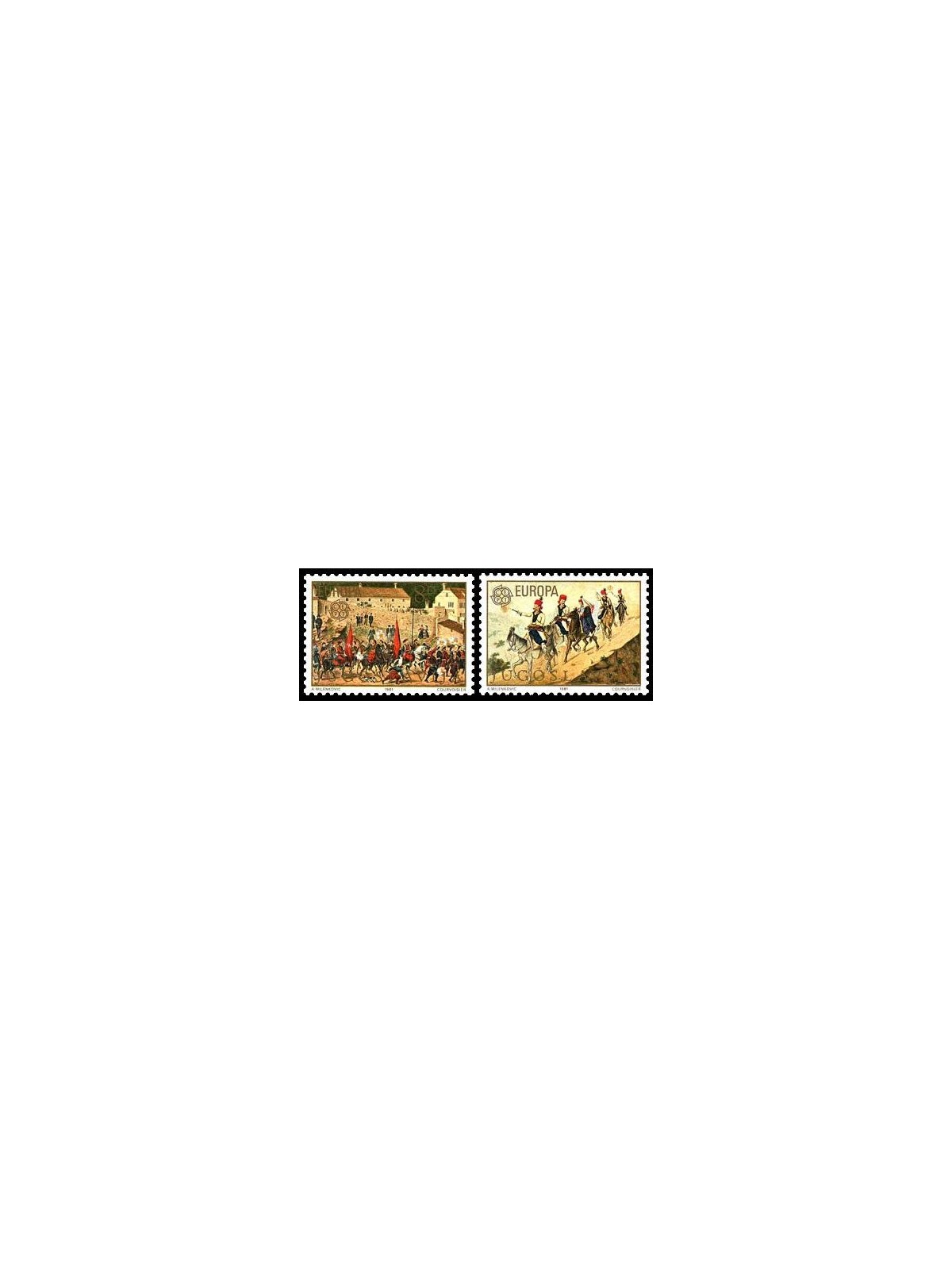 JUGOSLAVIA 1981 Europa 2v MNH**