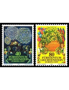 LIECHTENSTEIN 1981 Europa 2v MNH**