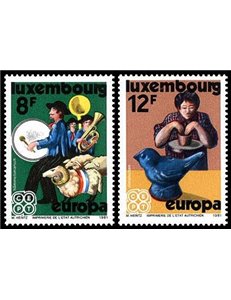 LUXEMBOURG 1981 Europe 2v MNH**